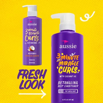 Aussie Miracle Curls 3 Minute Miracle Deep Conditioner - Coconut