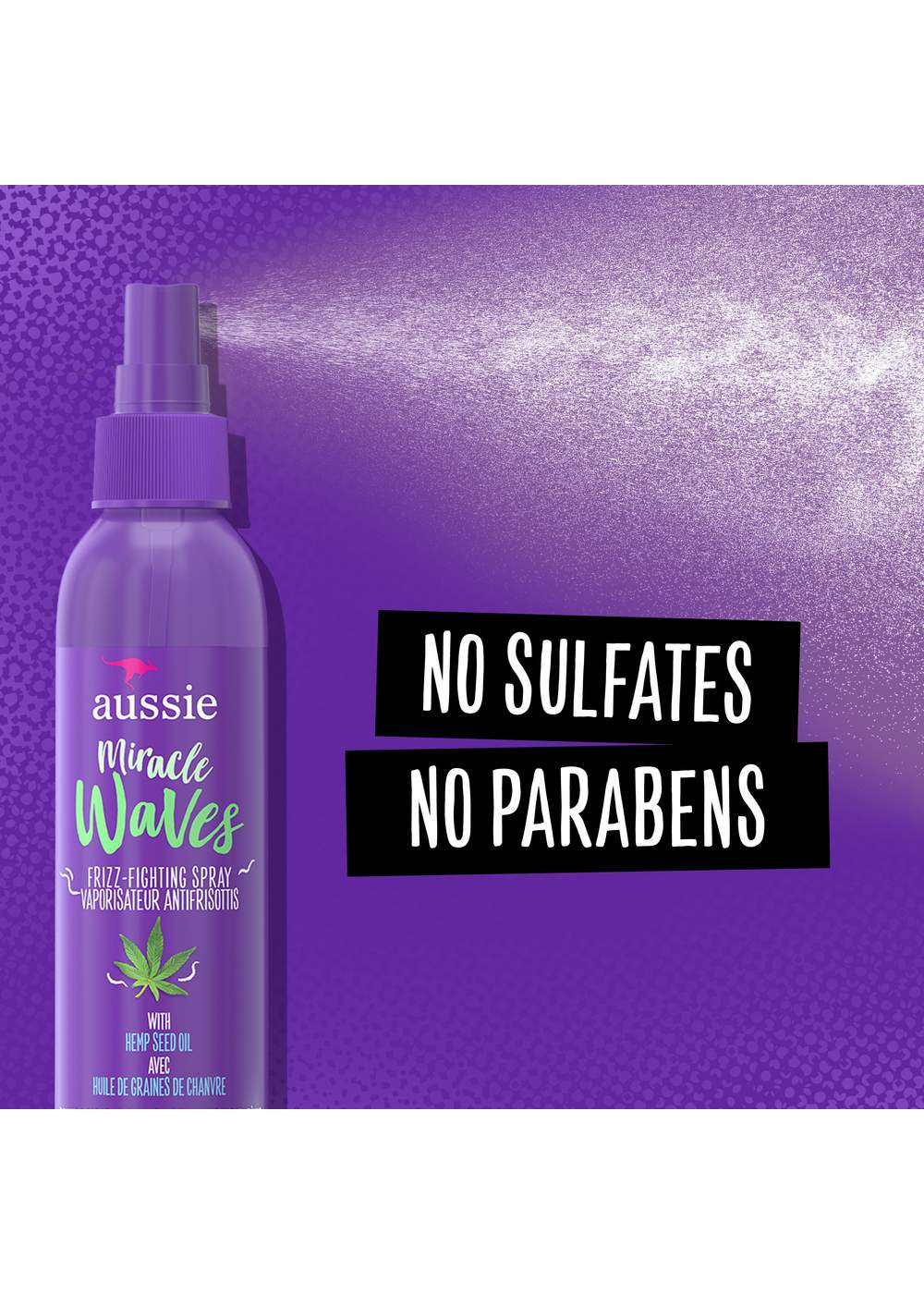 Aussie Miracle Waves Frizz-Fighting Spray; image 9 of 9