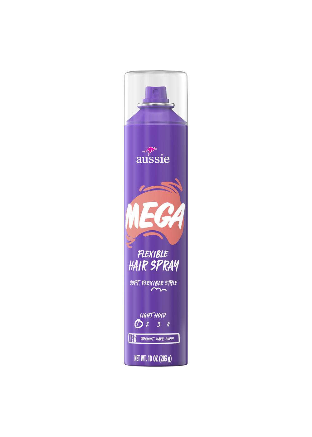 Aussie Mega Flexible Hair Spray; image 1 of 10