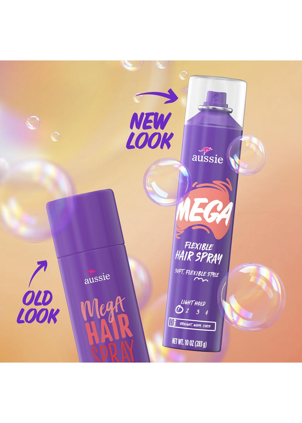 Aussie Mega Flexible Hair Spray; image 4 of 10