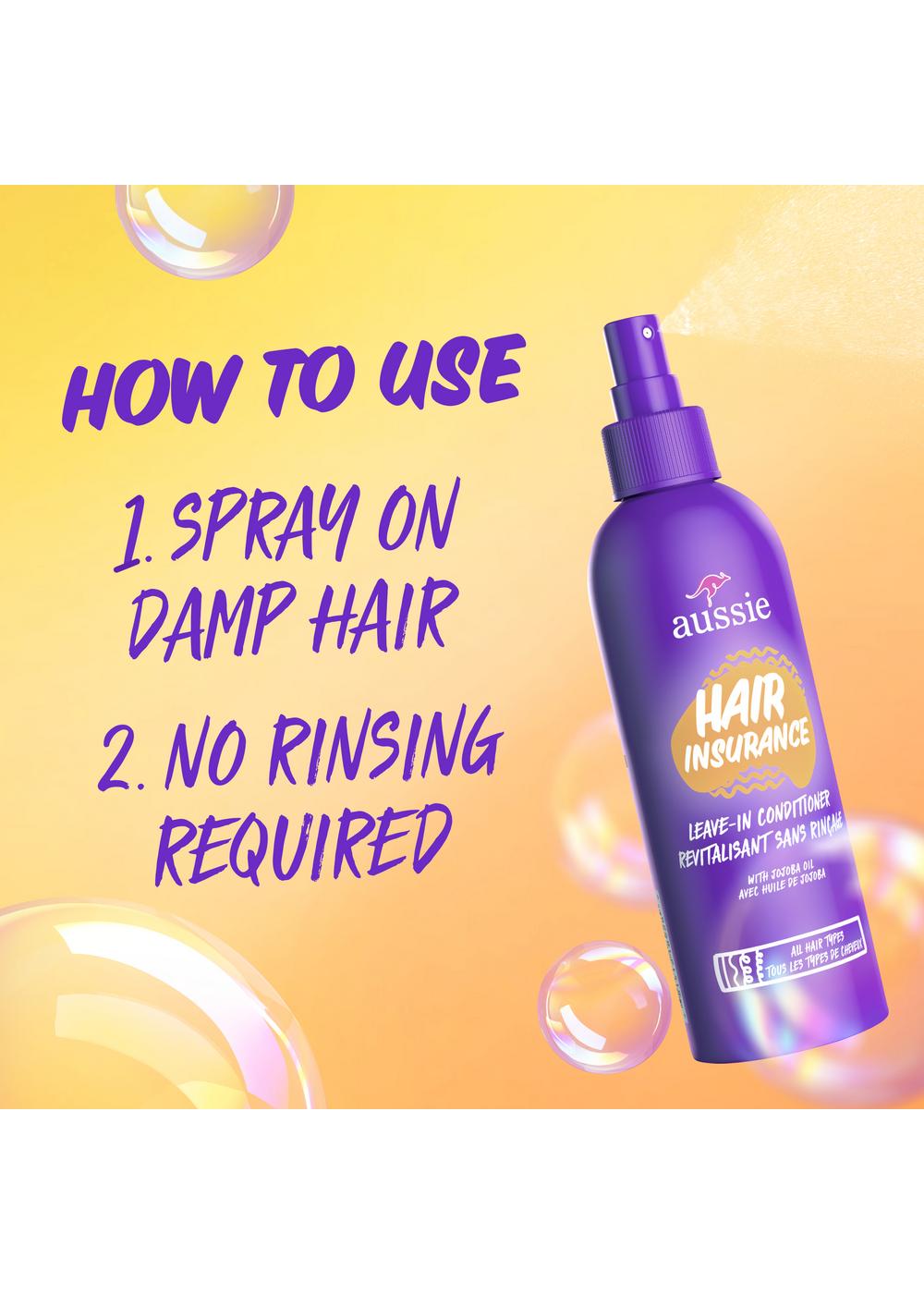 Aussie Hair Insurance LeaveIn Conditioner Shop Styling products