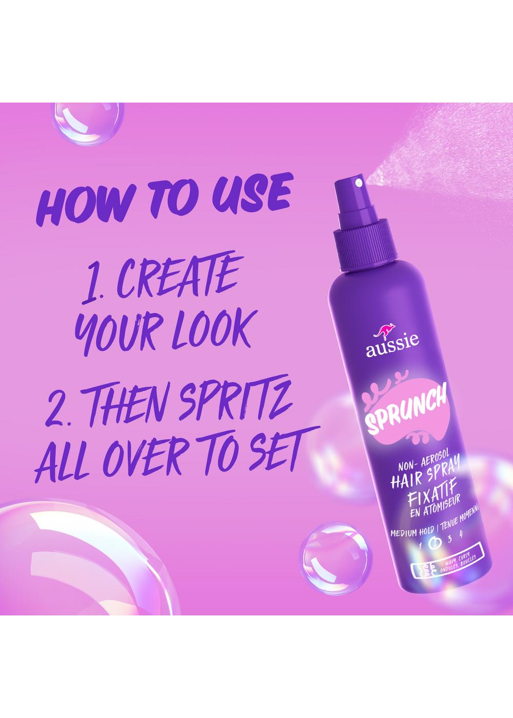 Aussie Sprunch Non-Aerosol Hair Spray; image 9 of 11
