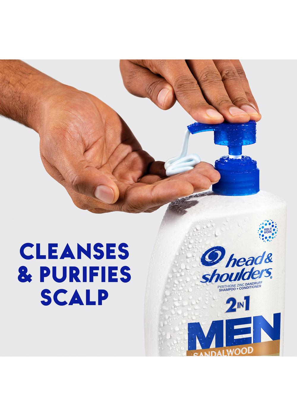 Head & Shoulders 2 in 1 Men Dandruff Shampoo + Conditioner - Sandalwood; image 9 of 11