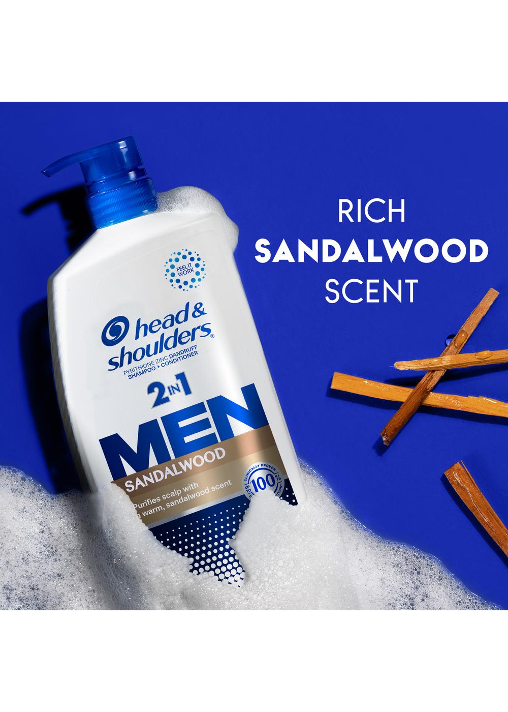 Head & Shoulders 2 in 1 Men Dandruff Shampoo + Conditioner - Sandalwood; image 10 of 11