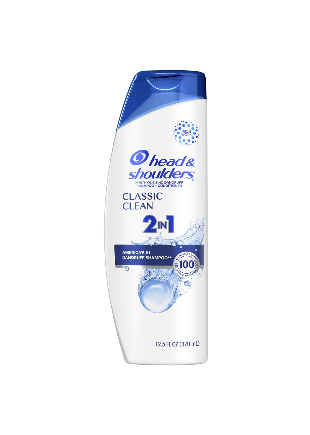 Head & Shoulders 2 in 1 Dandruff Shampoo + Conditioner - Classic Clean; image 1 of 11