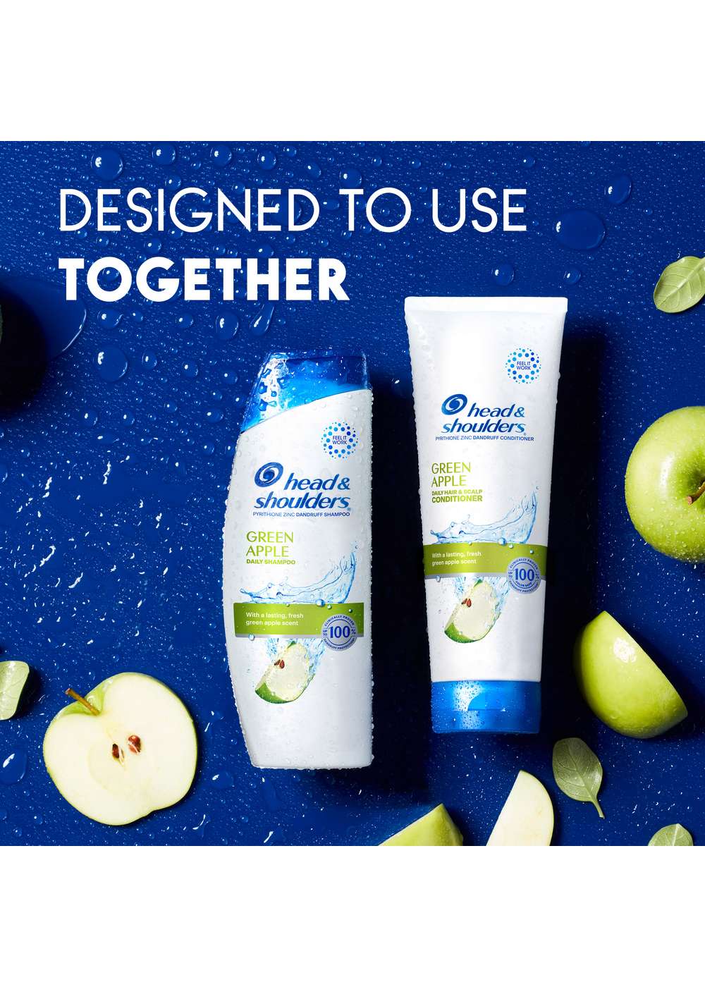 Head & Shoulders Dandruff Shampoo - Green Apple; image 5 of 11