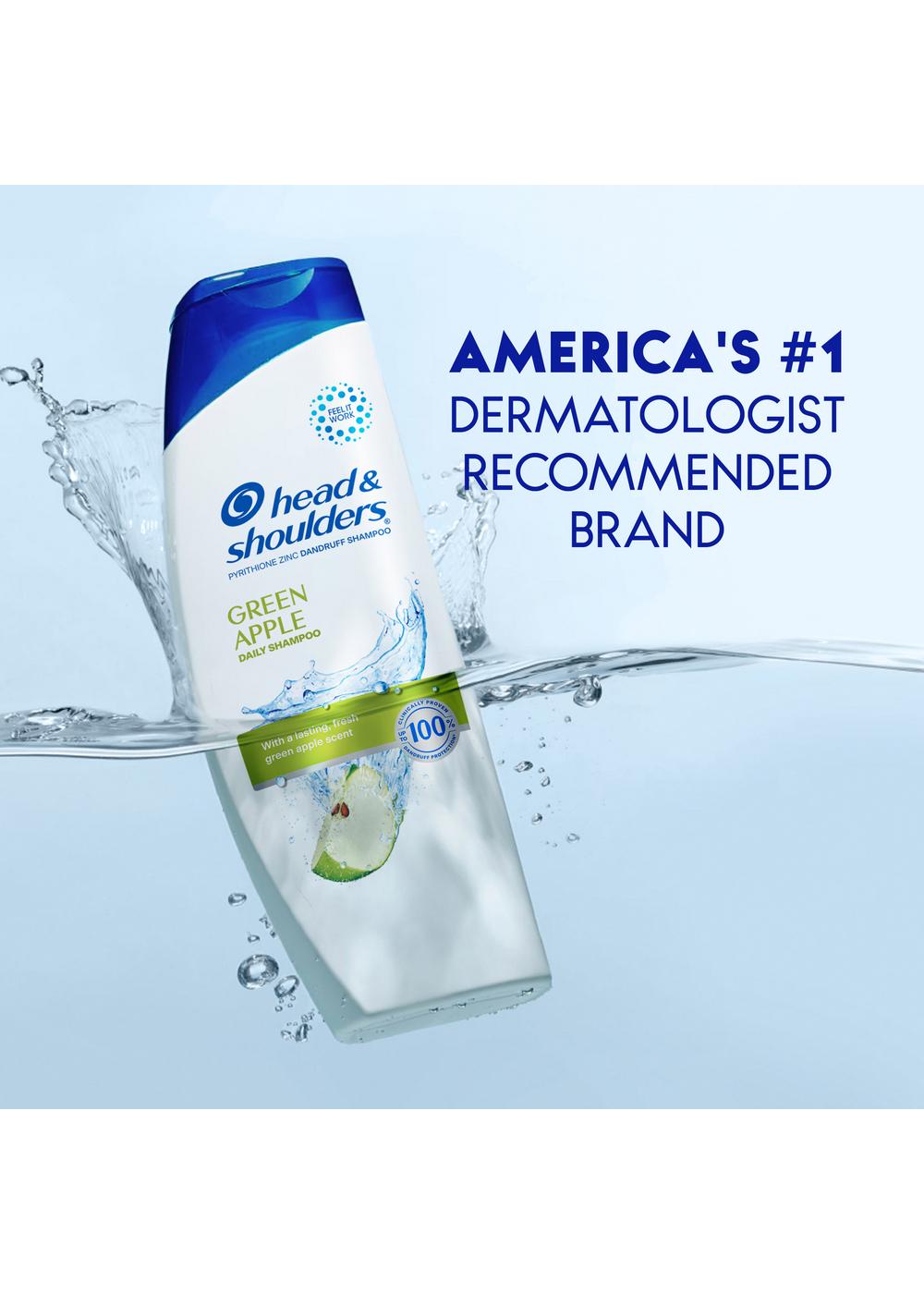Head & Shoulders Dandruff Shampoo - Green Apple; image 7 of 11