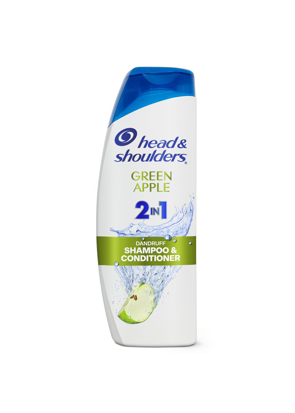 Head & Shoulders 2 in 1 Dandruff Shampoo + Conditioner - Green Apple; image 4 of 11