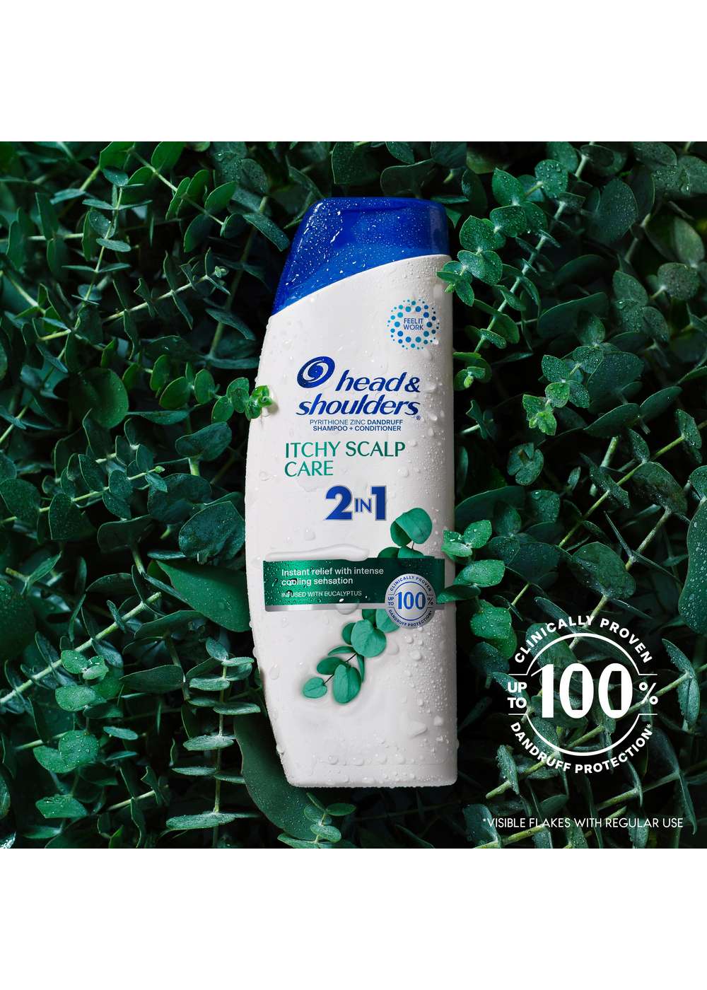 Head & Shoulders Itchy Scalp Care 2in1 Dandruff Shampoo & Conditioner ; image 10 of 11