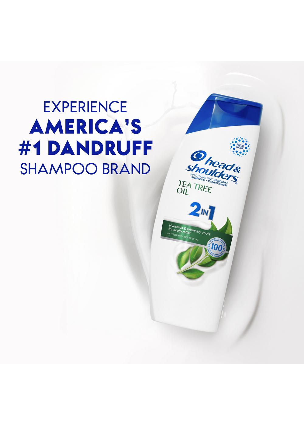 Head & Shoulders 2 in 1 Dandruff Shampoo + Conditioner - Tea Tree Oil; image 10 of 11