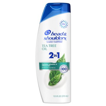 Head & Shoulders 2 in 1 Dandruff Shampoo & Conditioner, Anti-Dandruff Treatment, Tea Tree Oil