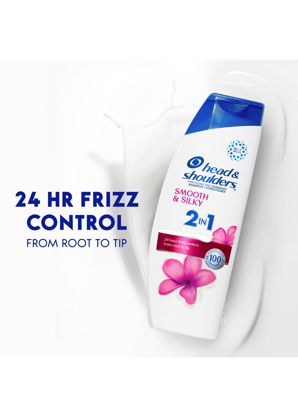 Head & Shoulders 2 in 1 Dandruff Shampoo + Conditioner - Smooth & Silky; image 10 of 11