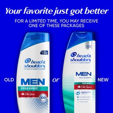 Head & Shoulders Old Spice Men Dandruff Shampoo - Pure Sport