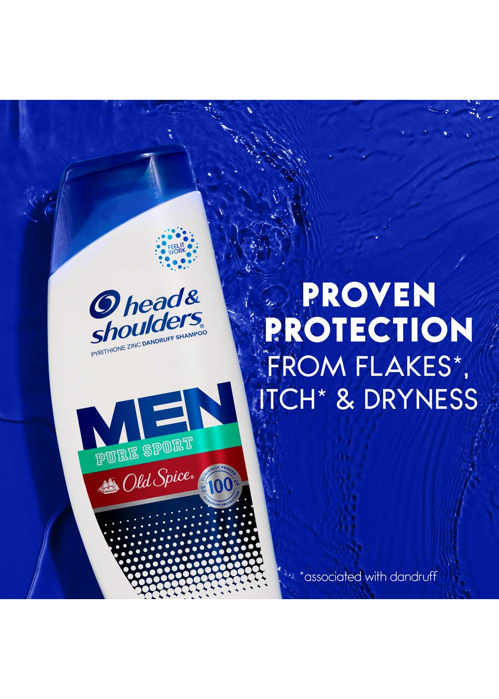 Head & Shoulders Old Spice Men Dandruff Shampoo - Pure Sport; image 9 of 11