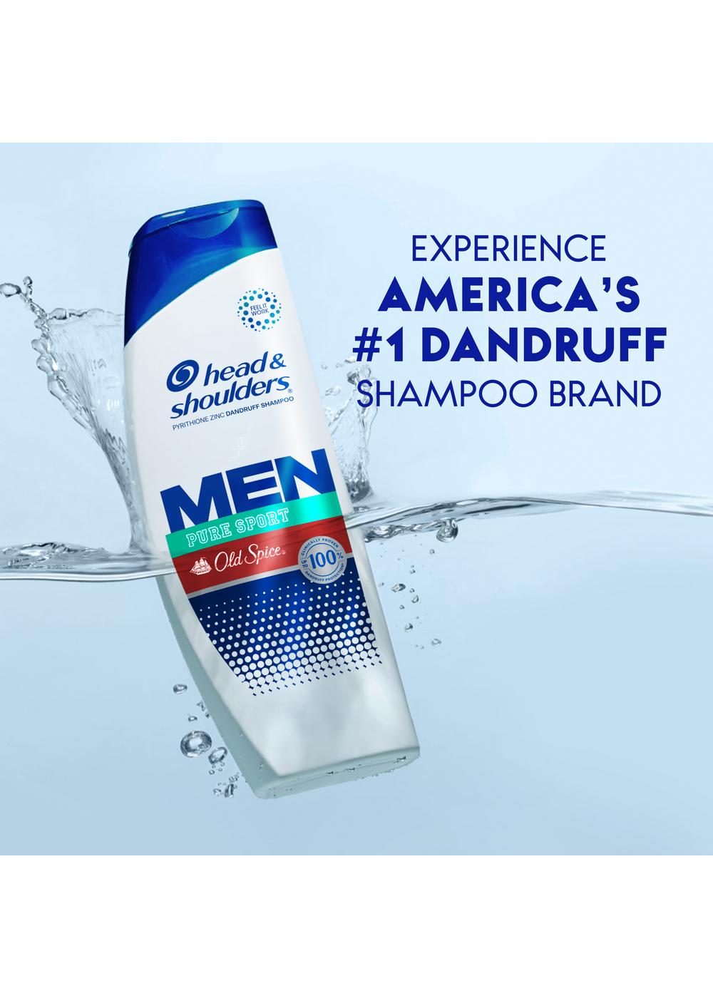 Head & Shoulders Old Spice Men Dandruff Shampoo - Pure Sport; image 11 of 11
