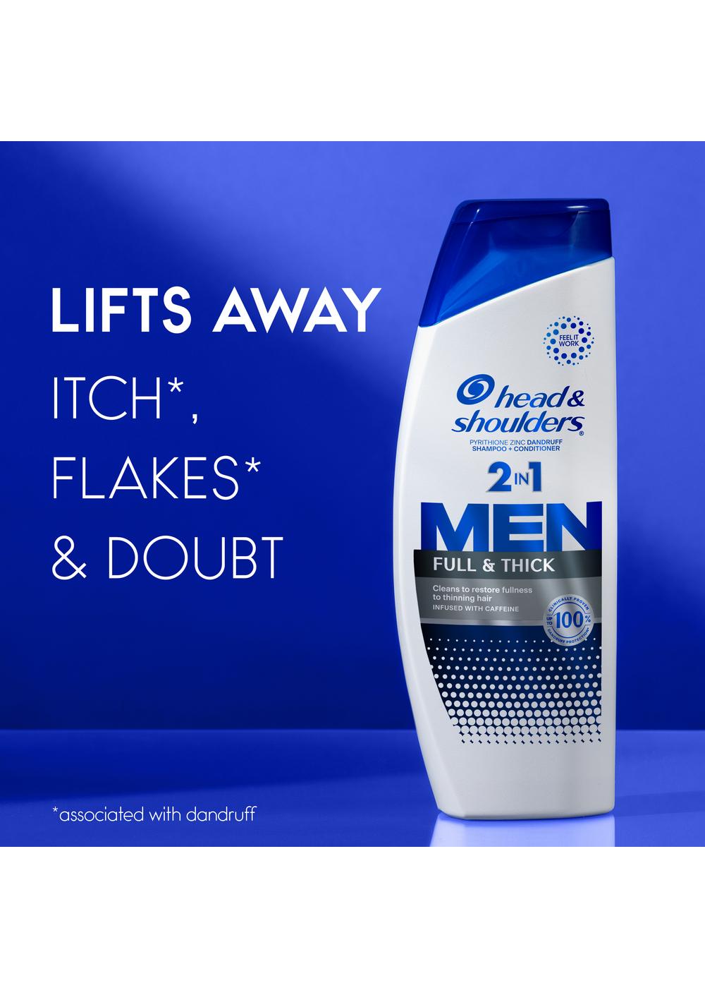 Head & Shoulders 2 in 1 Men Dandruff Shampoo + Conditioner - Full & Thick; image 10 of 11