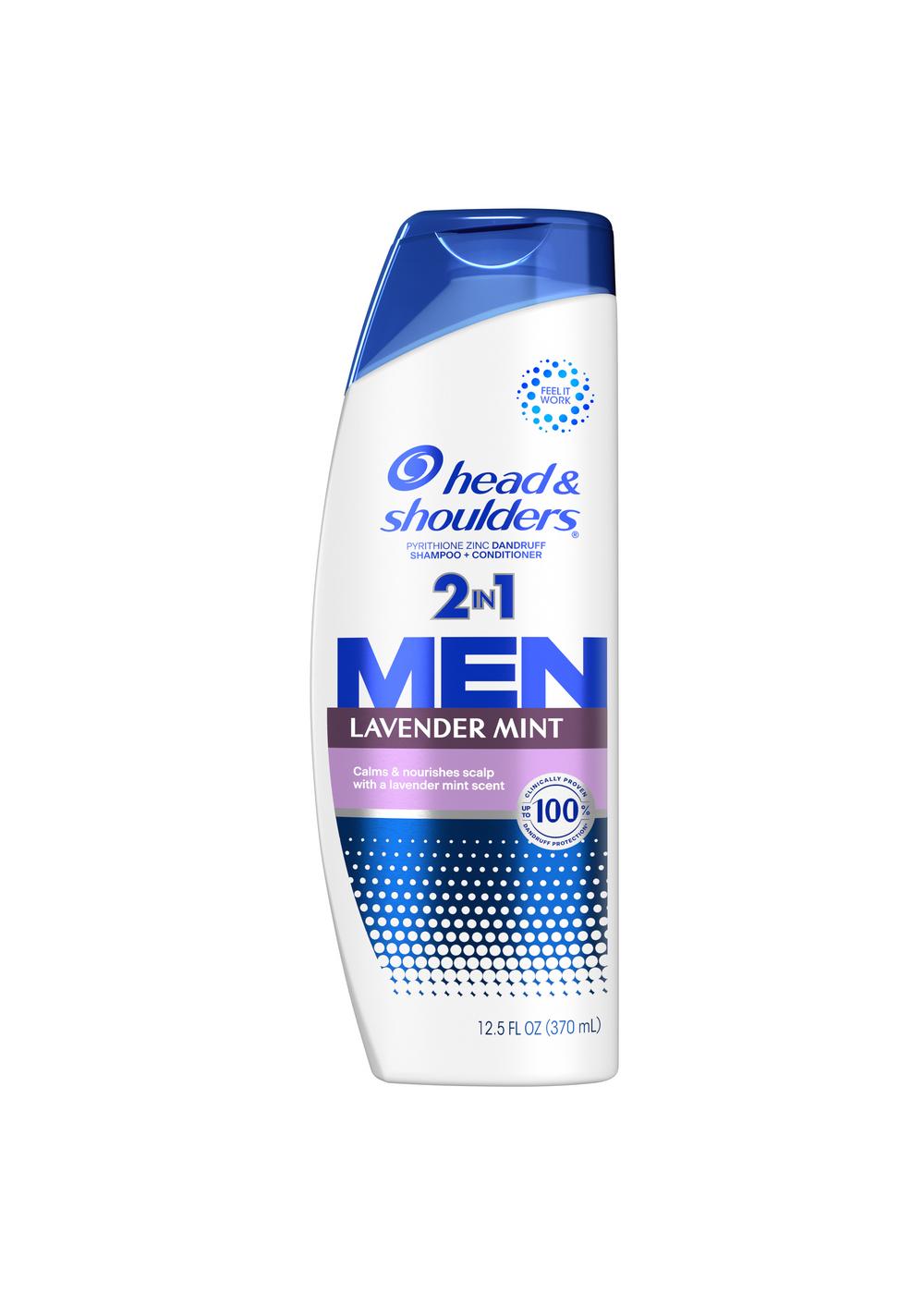 Head & Shoulders Men 2 in 1 Dandruff Shampoo + Conditioner - Lavender Mint; image 1 of 11