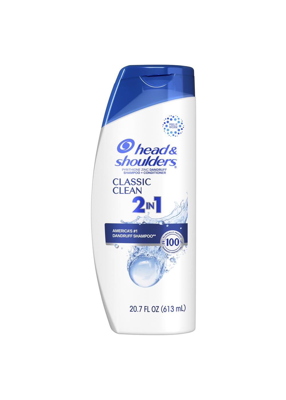 Head & Shoulders 2 in 1 Dandruff Shampoo + Conditioner - Classic Clean; image 1 of 11