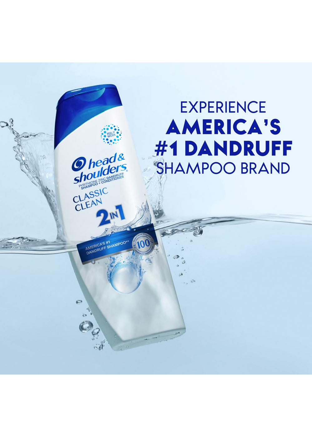 Head & Shoulders 2 in 1 Dandruff Shampoo + Conditioner - Classic Clean; image 8 of 11