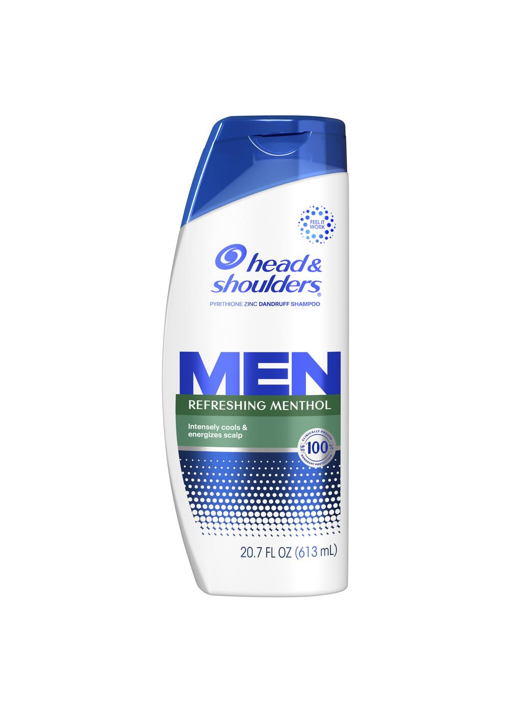 Head & Shoulders Men Dandruff Shampoo - Refreshing Menthol; image 1 of 11