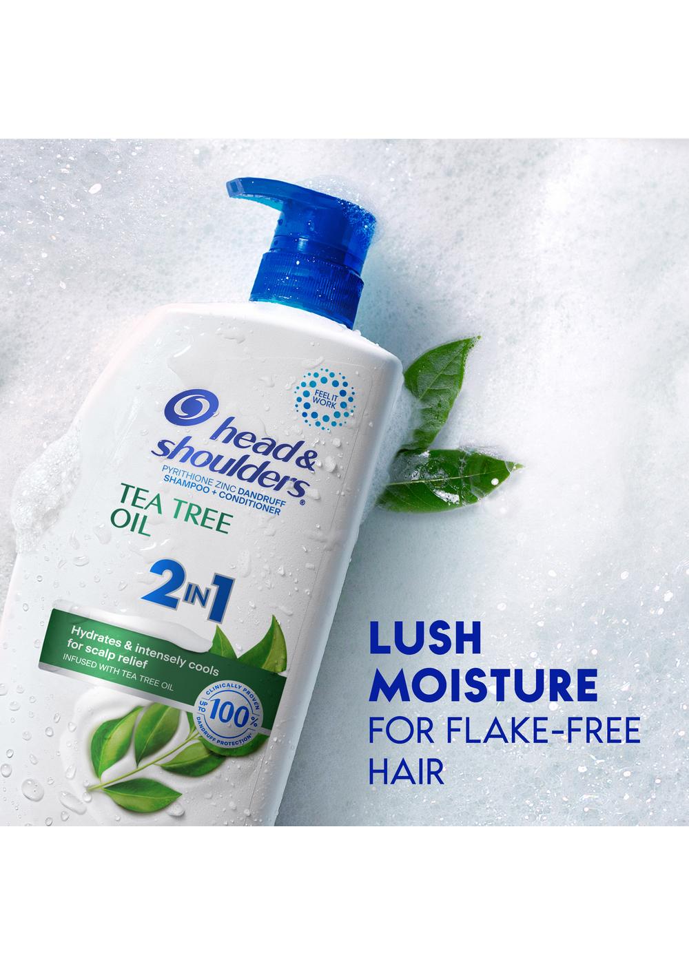 Head & Shoulders 2 in 1 Dandruff Shampoo + Conditioner - Tea Tree Oil; image 8 of 11