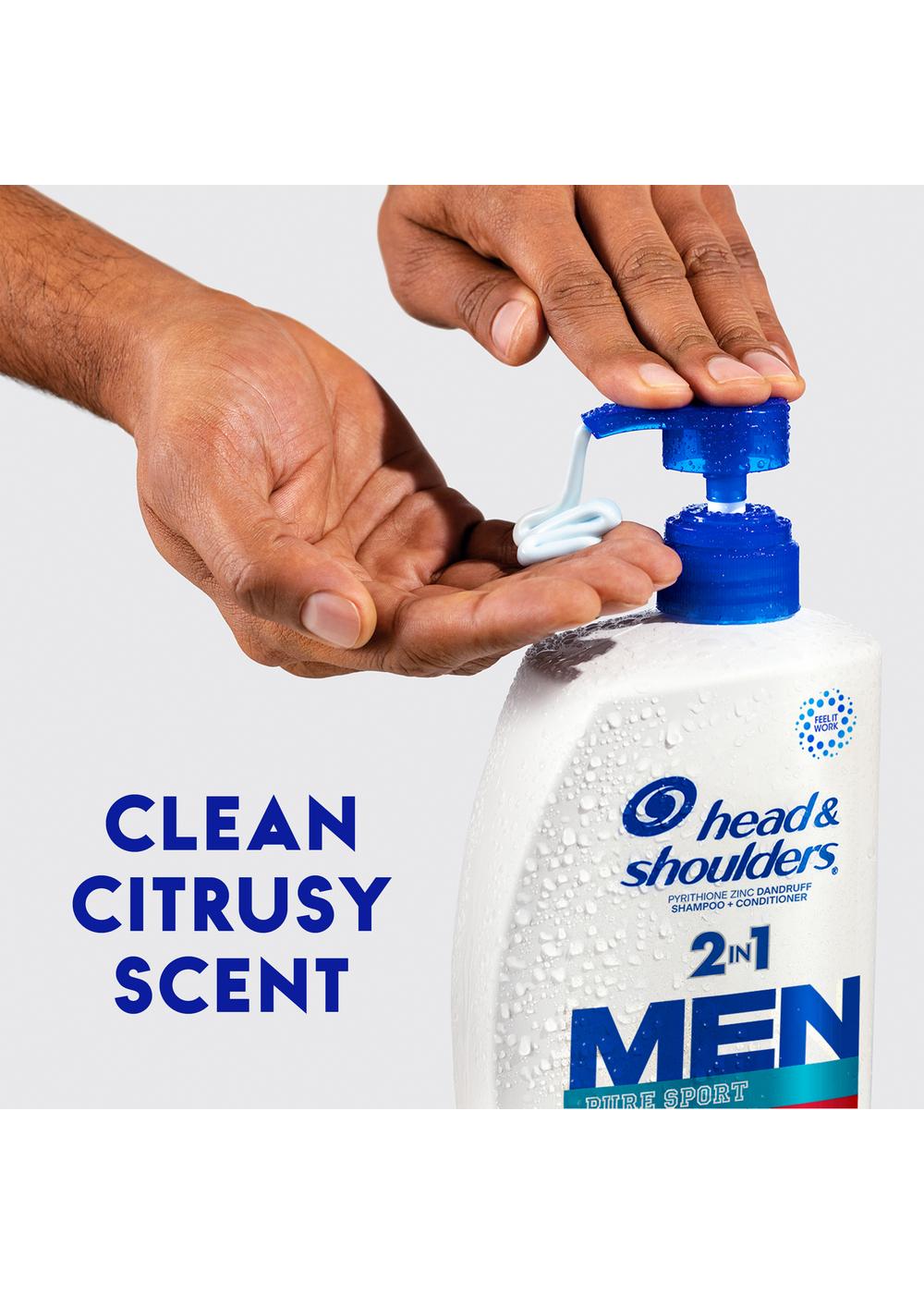 Head & Shoulders Old Spice Men 2 in 1 Dandruff Shampoo + Conditioner - Pure Sport; image 10 of 11