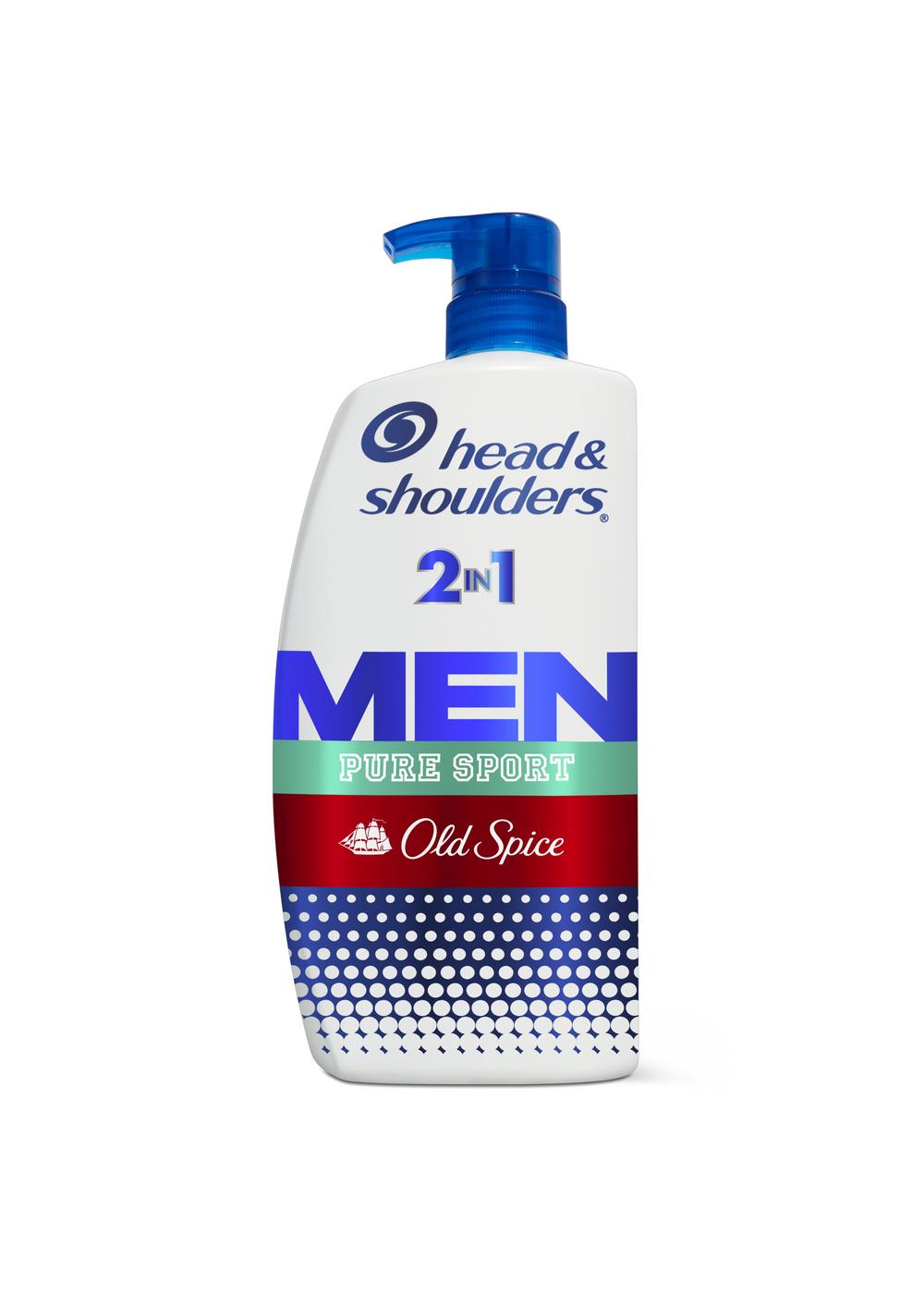 Head & Shoulders Old Spice Men 2 in 1 Dandruff Shampoo + Conditioner - Pure Sport; image 3 of 11