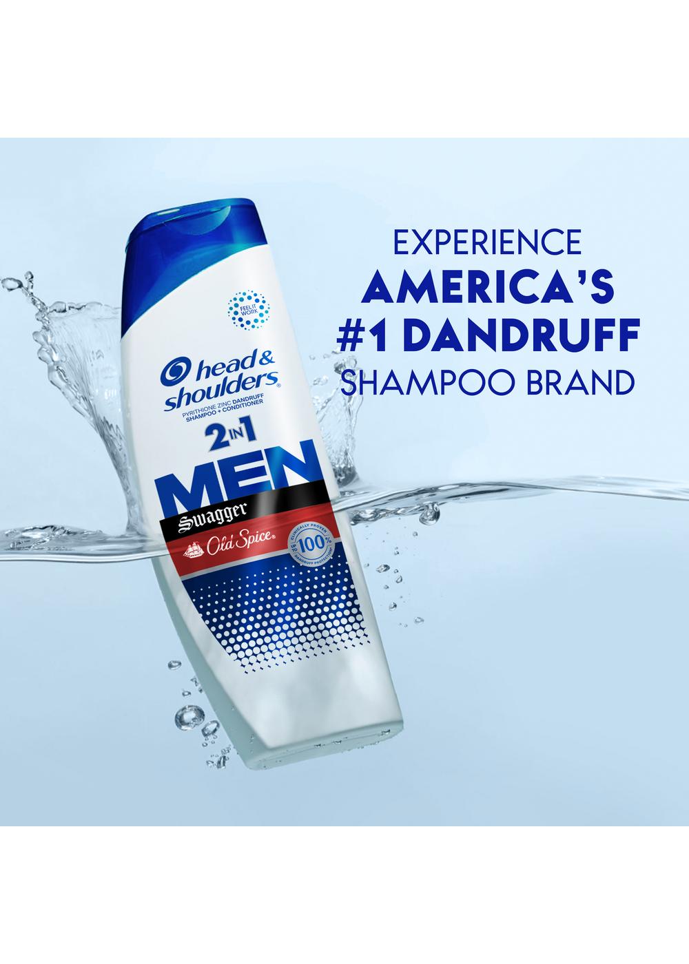 Head & Shoulders Old Spice Men 2 in 1 Dandruff Shampoo + Conditioner - Swagger; image 4 of 11