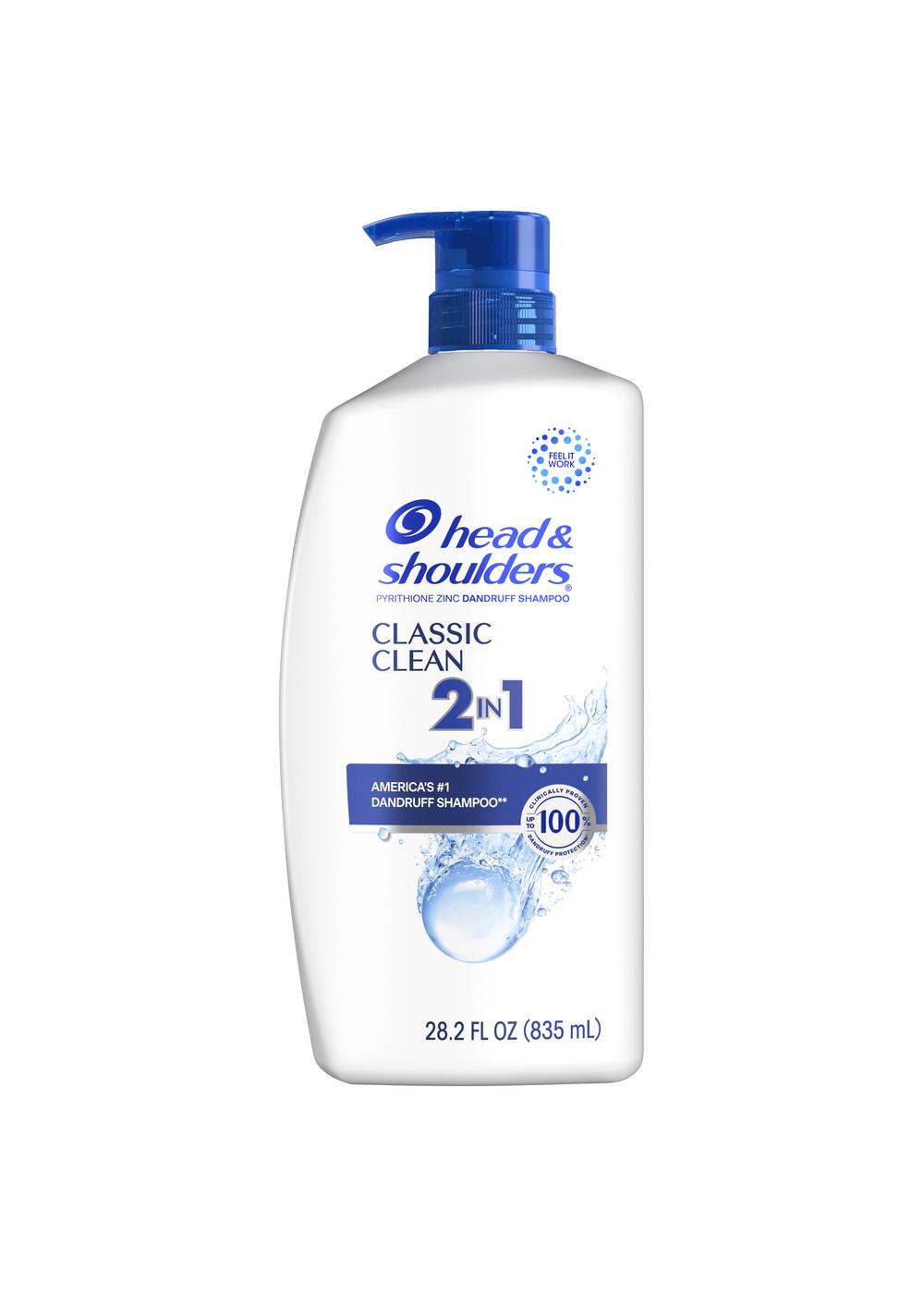 Head & Shoulders 2 in 1 Dandruff Shampoo + Conditioner - Classic Clean; image 1 of 11