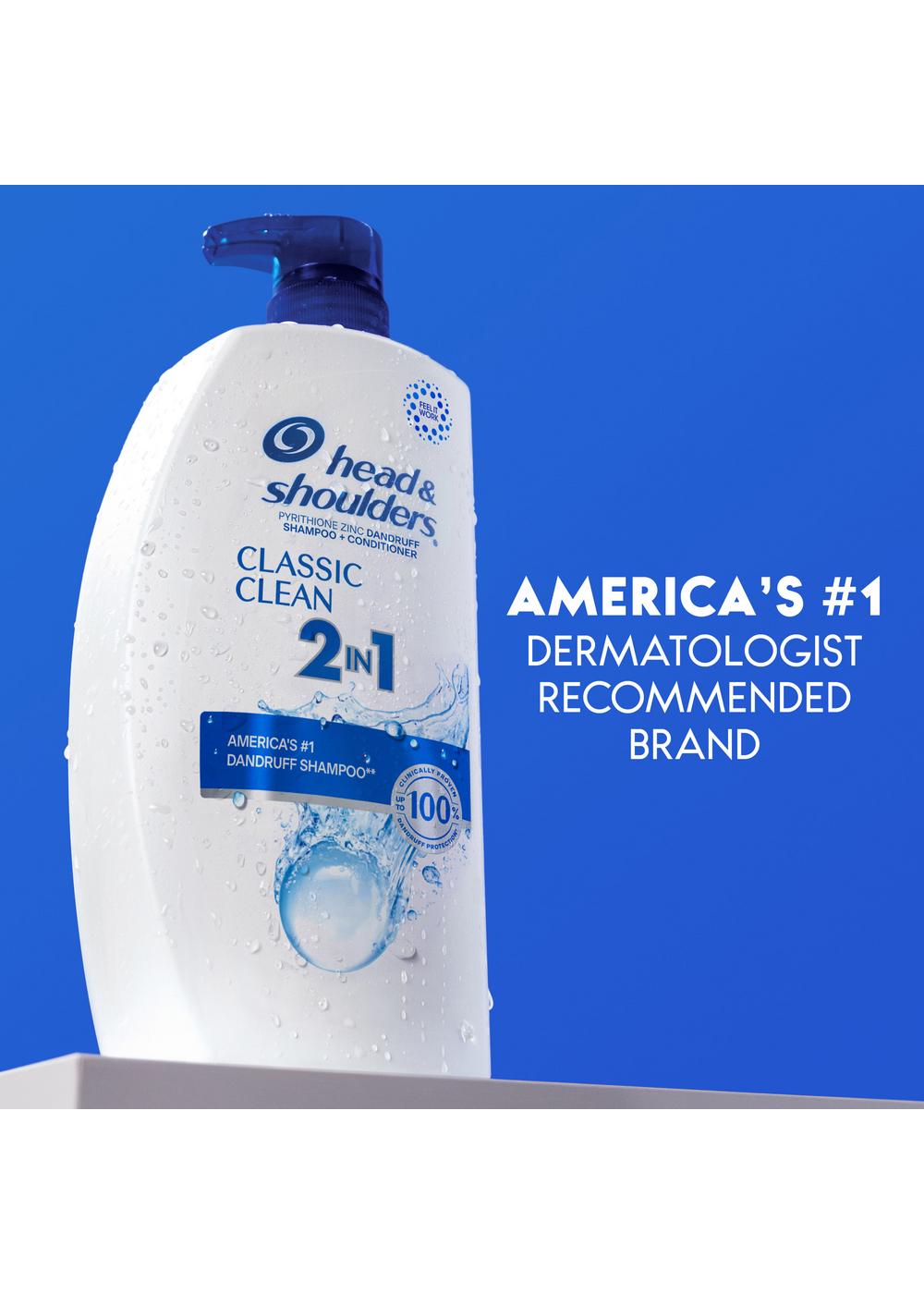 Head & Shoulders 2 in 1 Dandruff Shampoo + Conditioner - Classic Clean; image 9 of 11