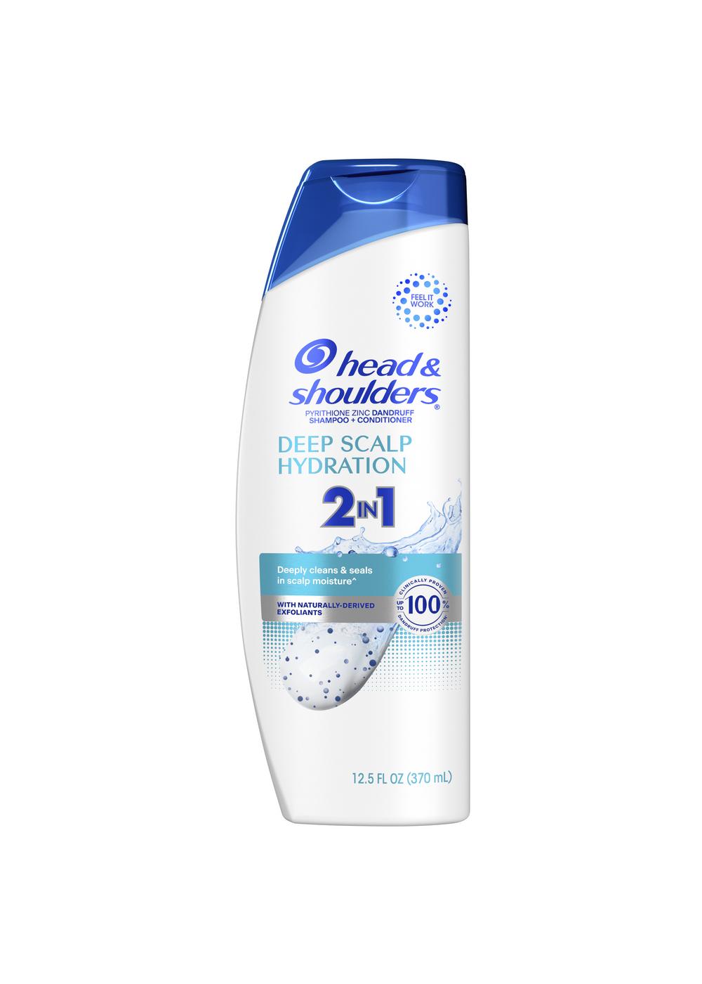 Head & Shoulders 2 in 1 Dandruff Shampoo + Conditioner - Deep Scalp Hydration; image 1 of 8