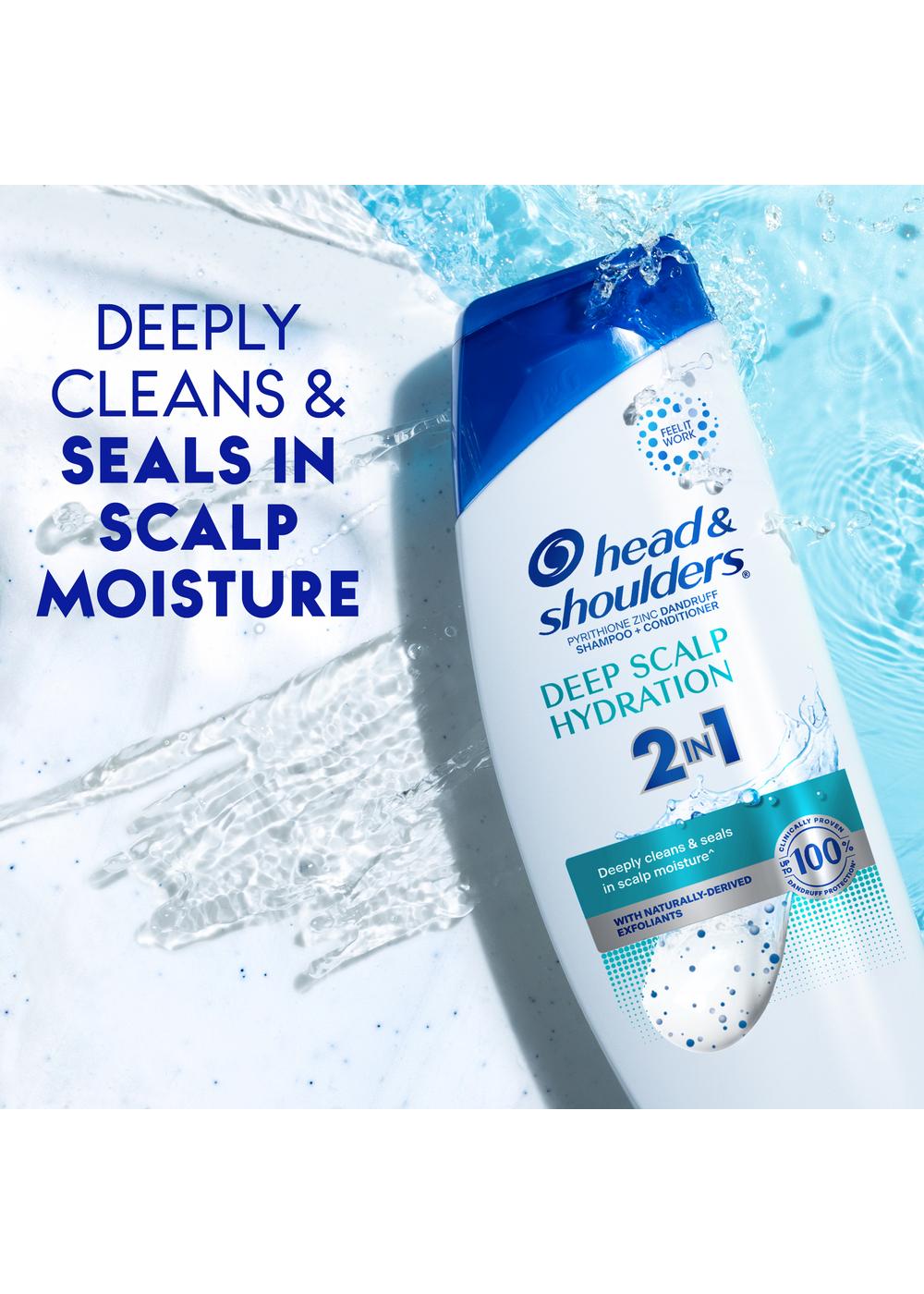 Head & Shoulders 2 in 1 Dandruff Shampoo + Conditioner - Deep Scalp Hydration; image 7 of 8