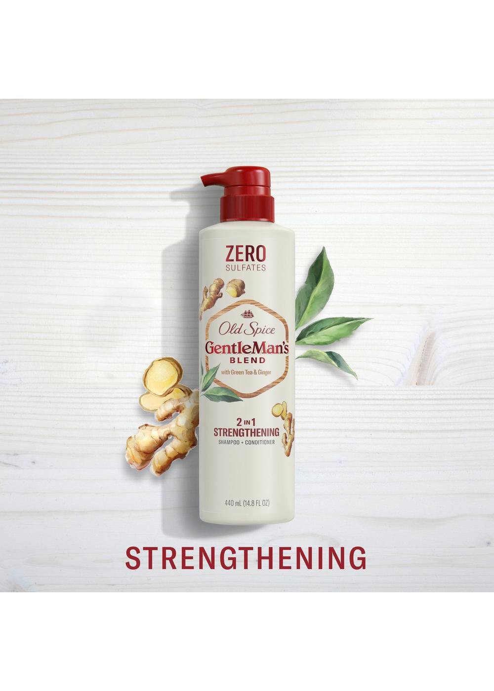 Old Spice Gentleman's Blend 2 in 1 Shampoo + Conditioner - Green Tea & Ginger; image 4 of 6