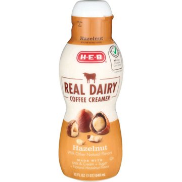 H-E-B Real Dairy Liquid Coffee Creamer - Hazelnut