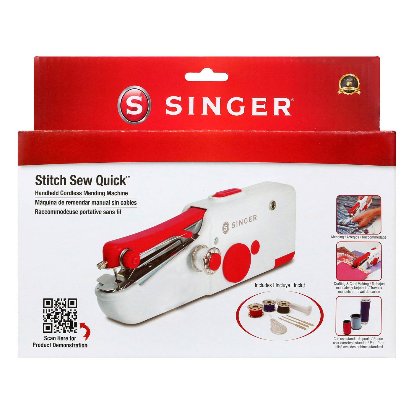 Singer Stitch Sew Quick + Handheld Cordless Mending Machine; image 1 of 3