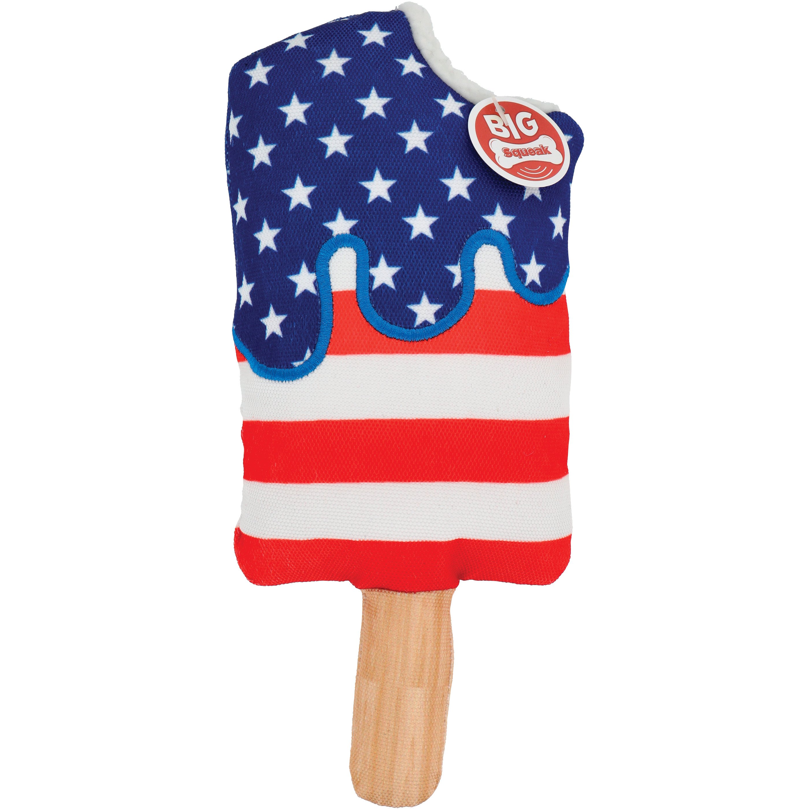 Red, White & Blue Cooling Popsicle Dog Toy