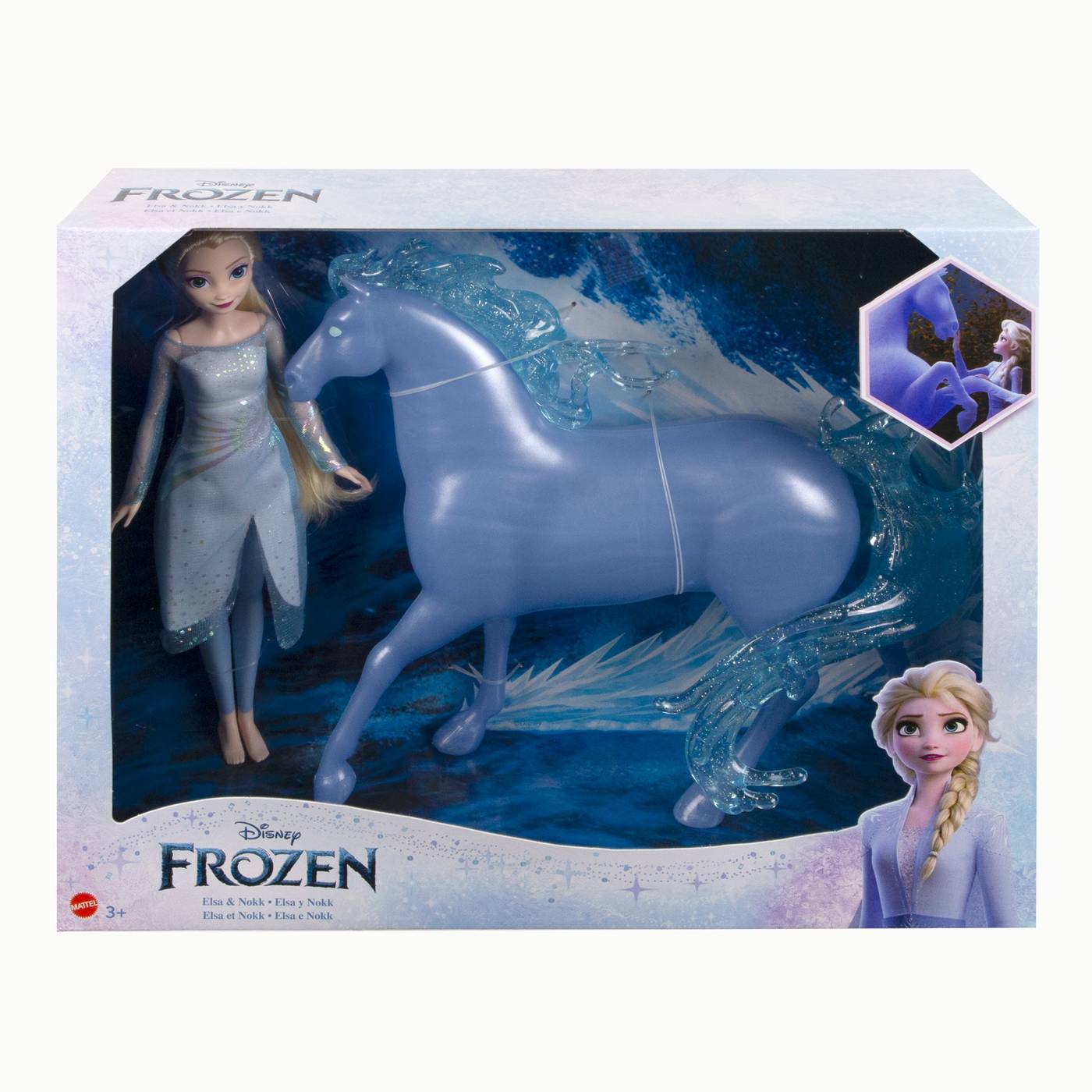 Mattel Disney Frozen Elsa Fashion Doll & Horse-Shaped Water Nokk - Shop  Action Figures & Dolls at H-E-B
