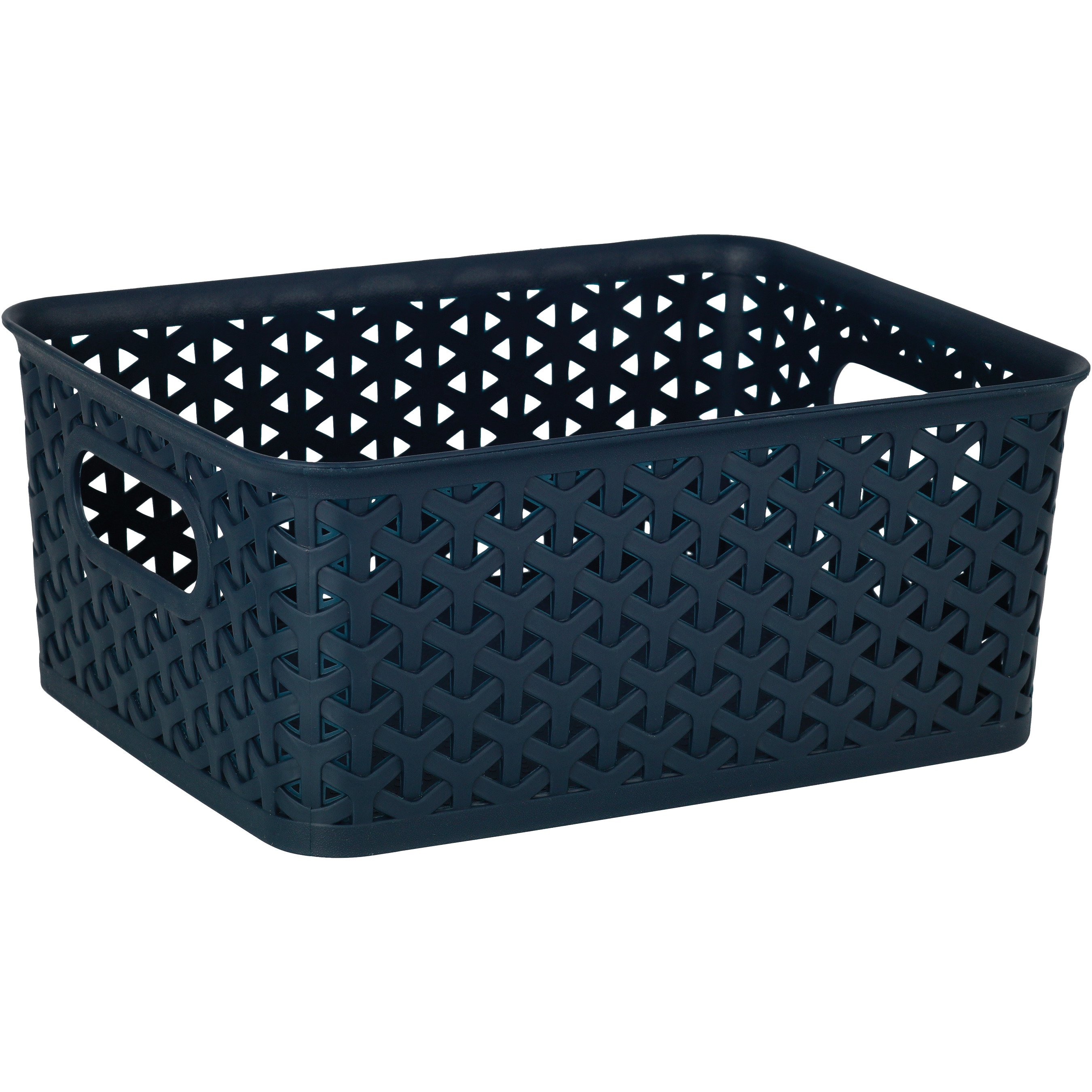 Blue Small Plastic Storage Bin