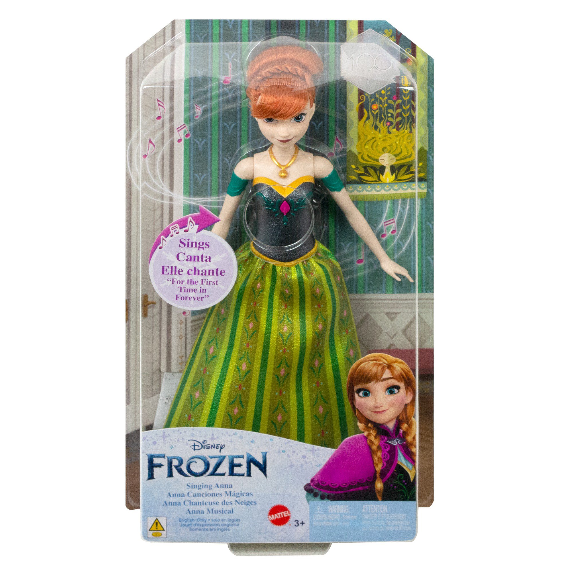 water Storen maximaal Mattel Disney's Frozen Singing Anna Doll - Shop Toys at H-E-B