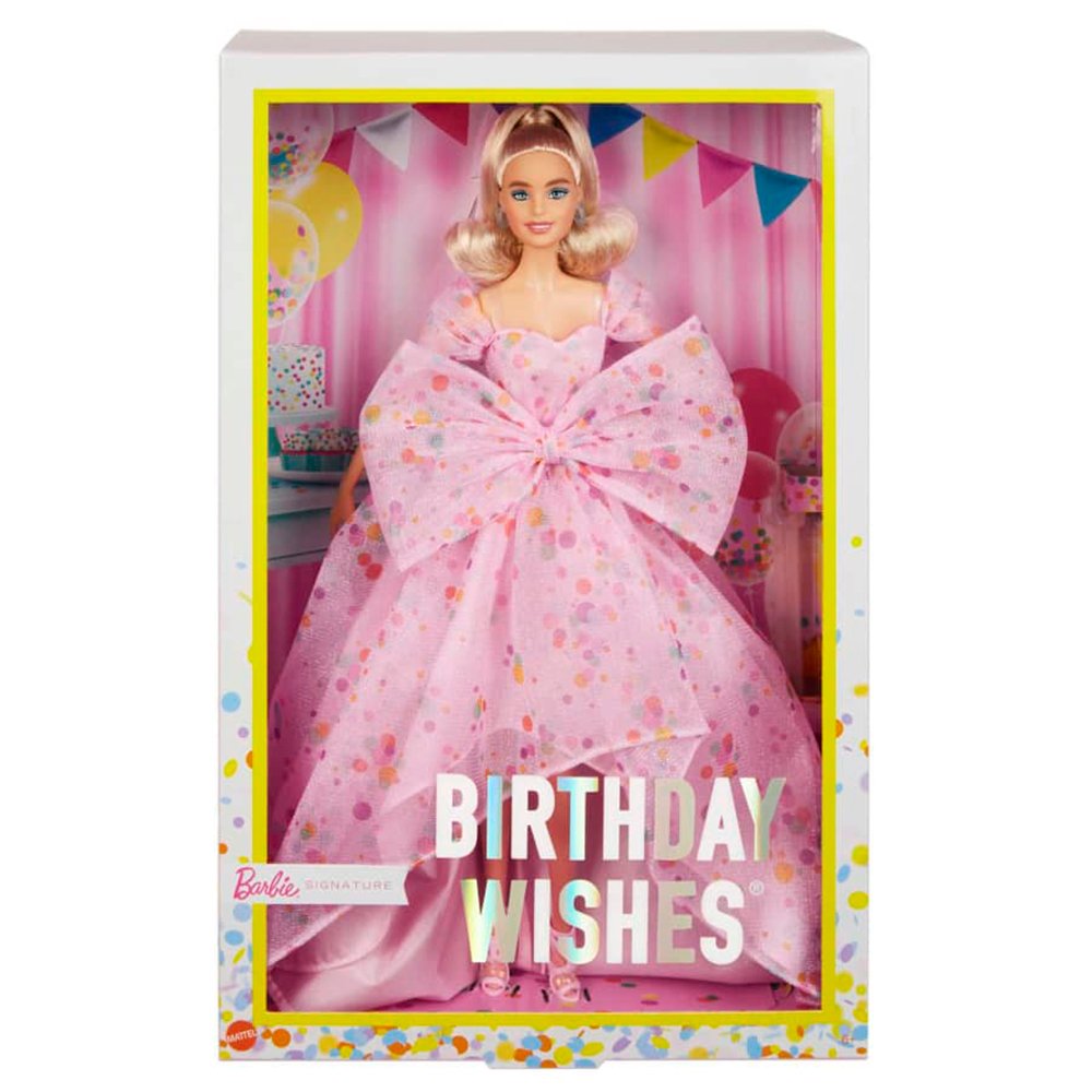 Barbie Signature Birthday Wishes Collectible Doll in Lilac Dress with  Giftable Packaging 