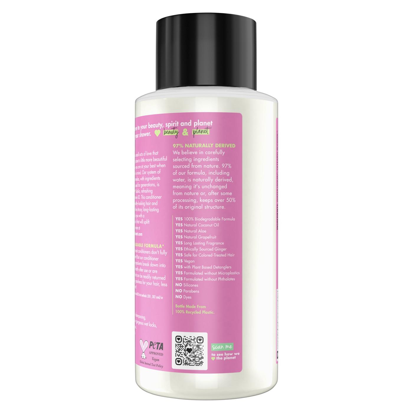 Love Beauty and Planet Aloe Pink Grapefruit Conditioner; image 10 of 10