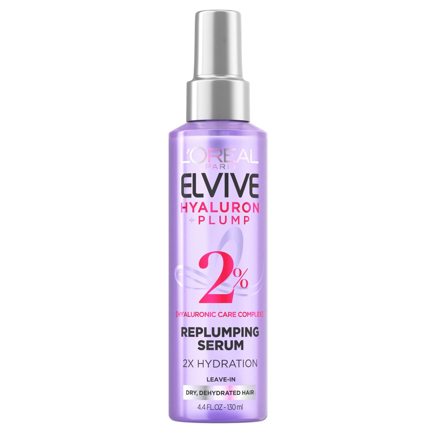 L'Oréal Paris Elvive Hyaluron + Plump Moisture Replump Hair Serum; image 1 of 7