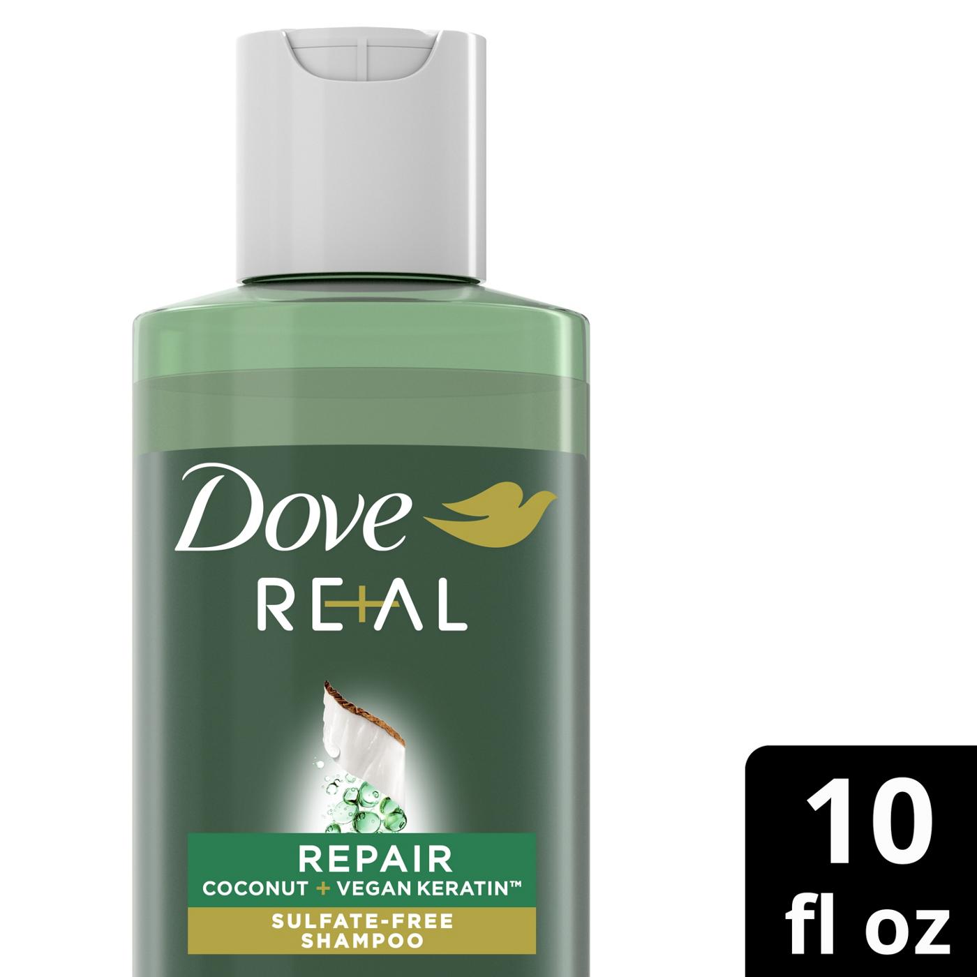 Dove Real Repair Coconut + Keratin Shampoo; image 7 of 8