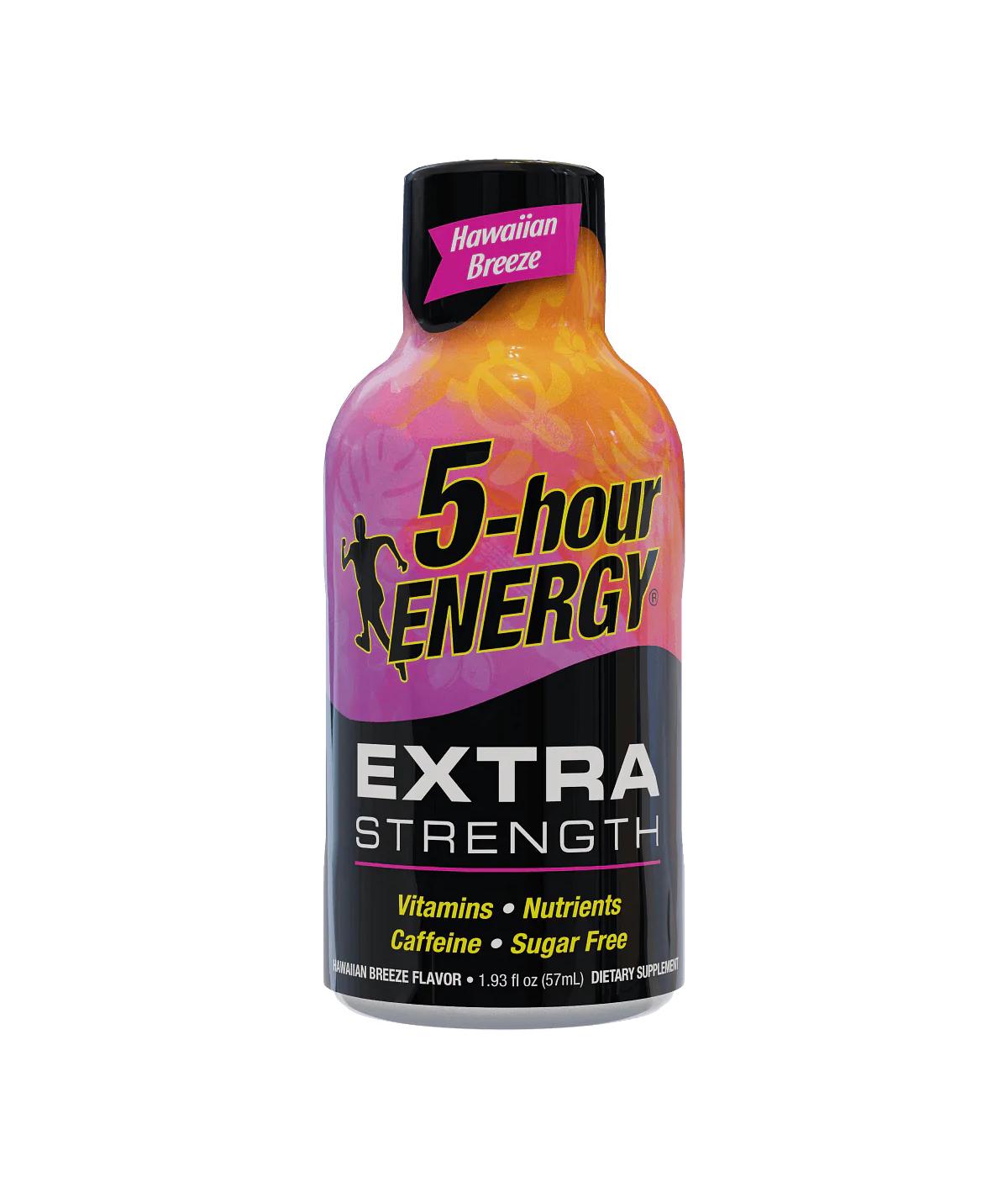 5-hour ENERGY Shot, Extra Strength, Hawaiian Breeze, 6 Pack; image 2 of 2