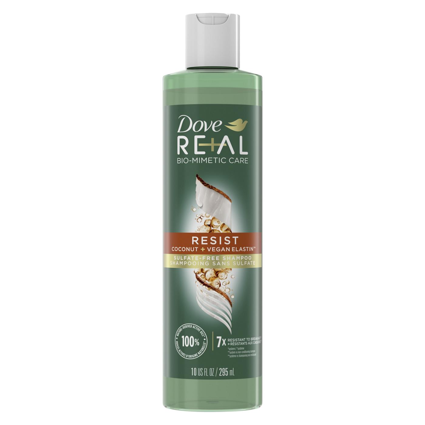 Dove Real Coconut Resist Shampoo; image 1 of 8