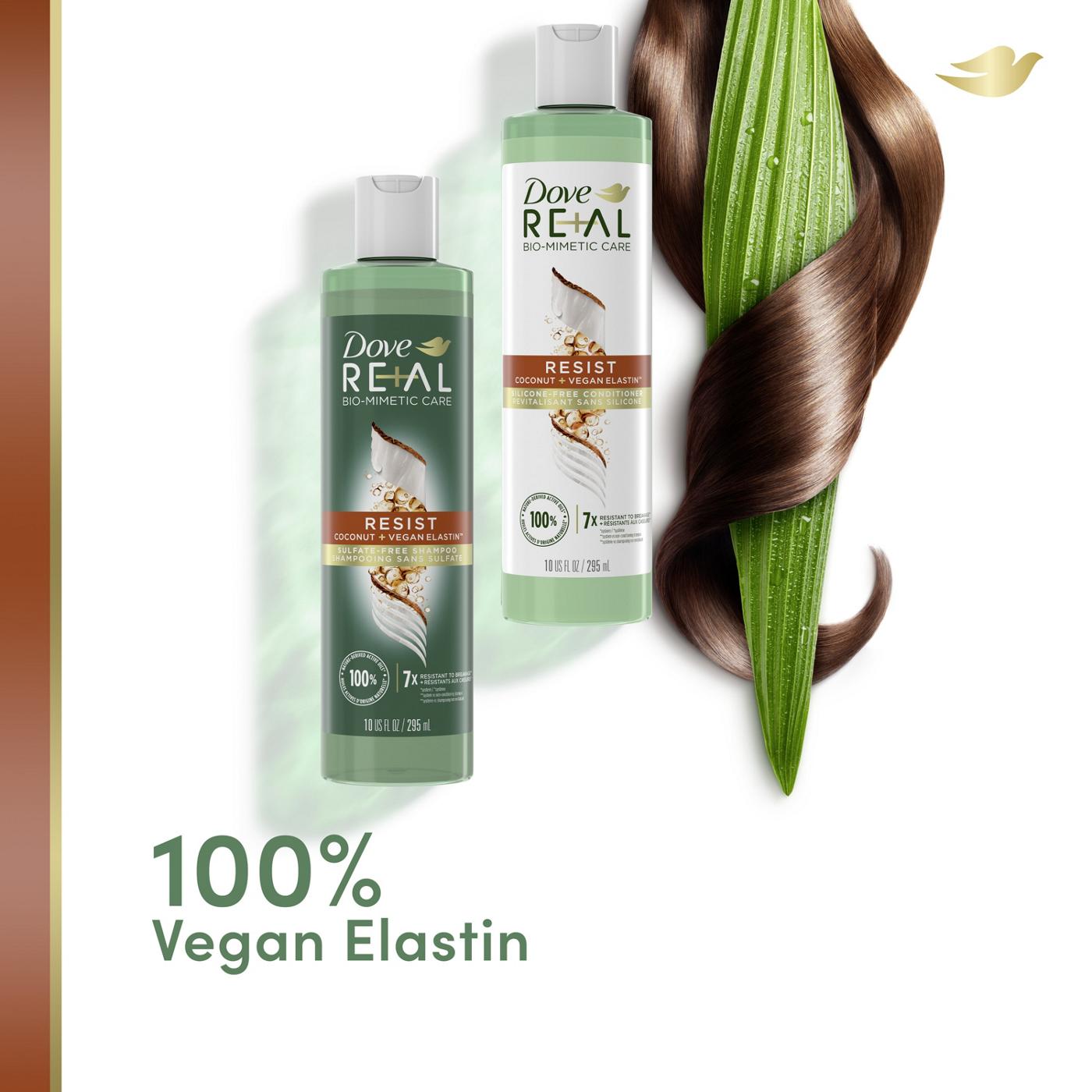 Dove Real Coconut Resist Shampoo; image 3 of 8