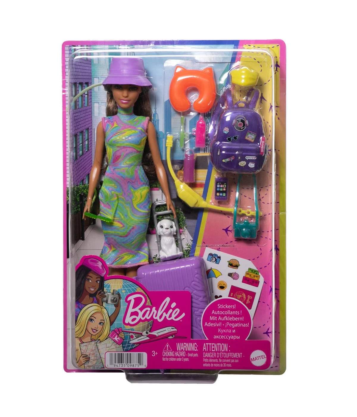 Barbie Teresa Doll & Puppy Travel Playset; image 1 of 3
