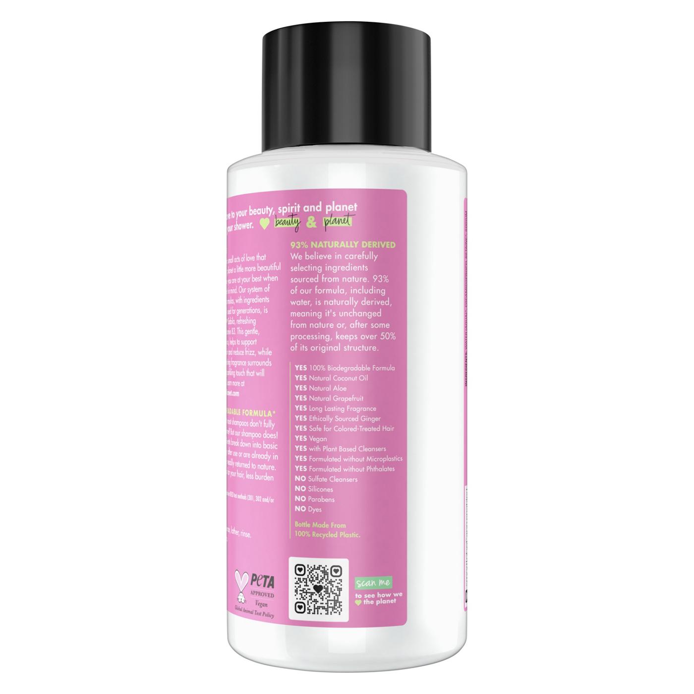 Love Beauty and Planet 3-In-1 Healthy Lengths Vegan Shampoo - Aloe & Pink Grapefruit; image 10 of 10