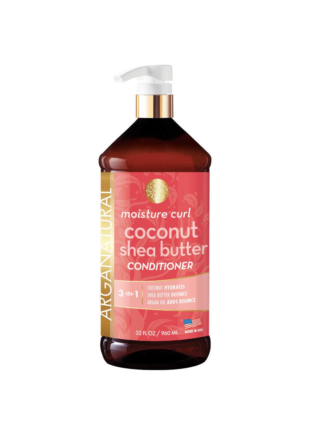 Arganatural Curl Conditioner - Coconut Shea Butter; image 1 of 2