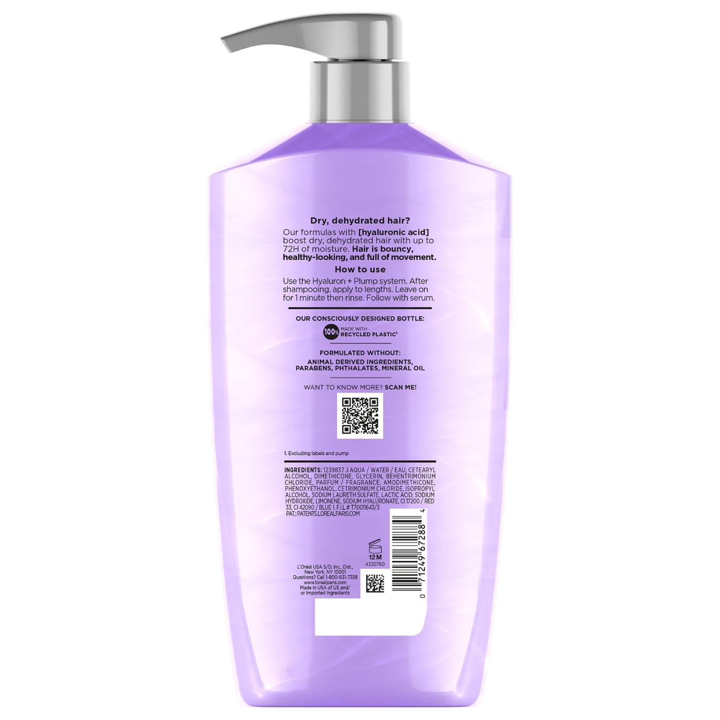L'Oréal Paris Elvive Hyaluron + Plump 72hr Hydrating Conditioner; image 2 of 6